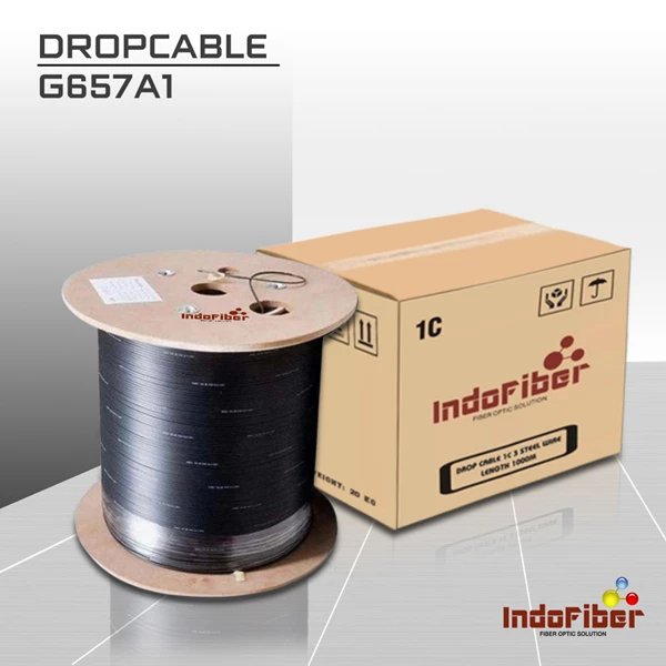 INDOFIBER kabel dropcore 1 core 3 seling / FTTH