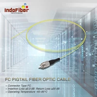 INDOFIBER Pigtail FC Simplex Singlemode 9/125um kabel fiber optik