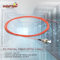 INDOFIBER Pigtail FC Simplex Multimode 50/125um (LSZH) kabel fiber optik