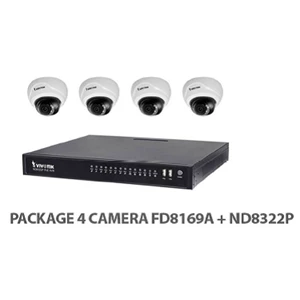 Package Vivotek 4 IP Camera IB8369A+ND8322P 