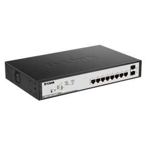D-LINK Smart Managed Switch DGS-1100-10MPP 8 Port GB PoE+2SFP Port